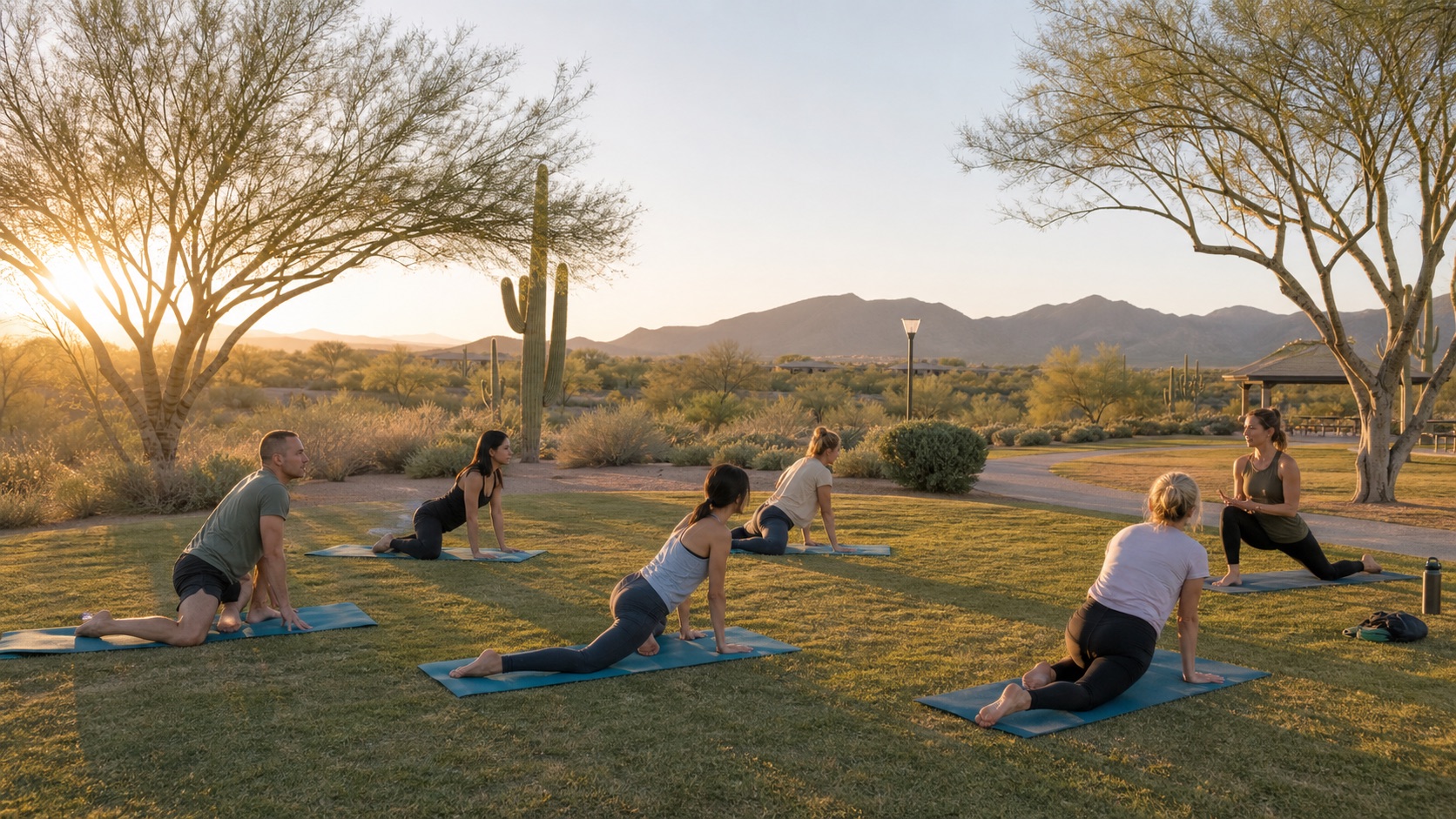 Sunrise park yoga